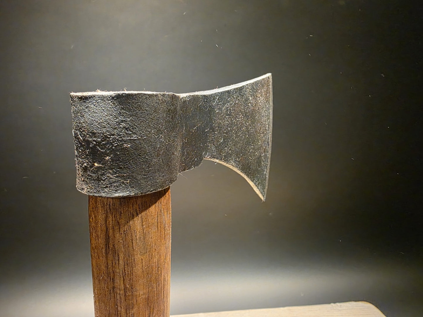 Vintage-Style Camp Axe with Wood Handle