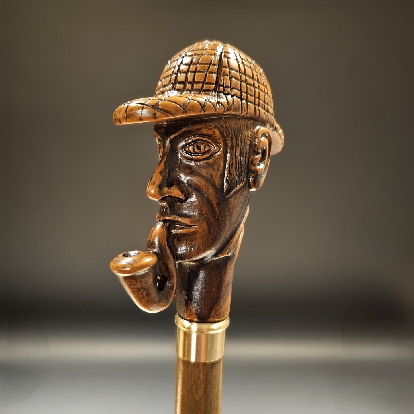 36" Antique Style Pipe Man Walking Stick Cane