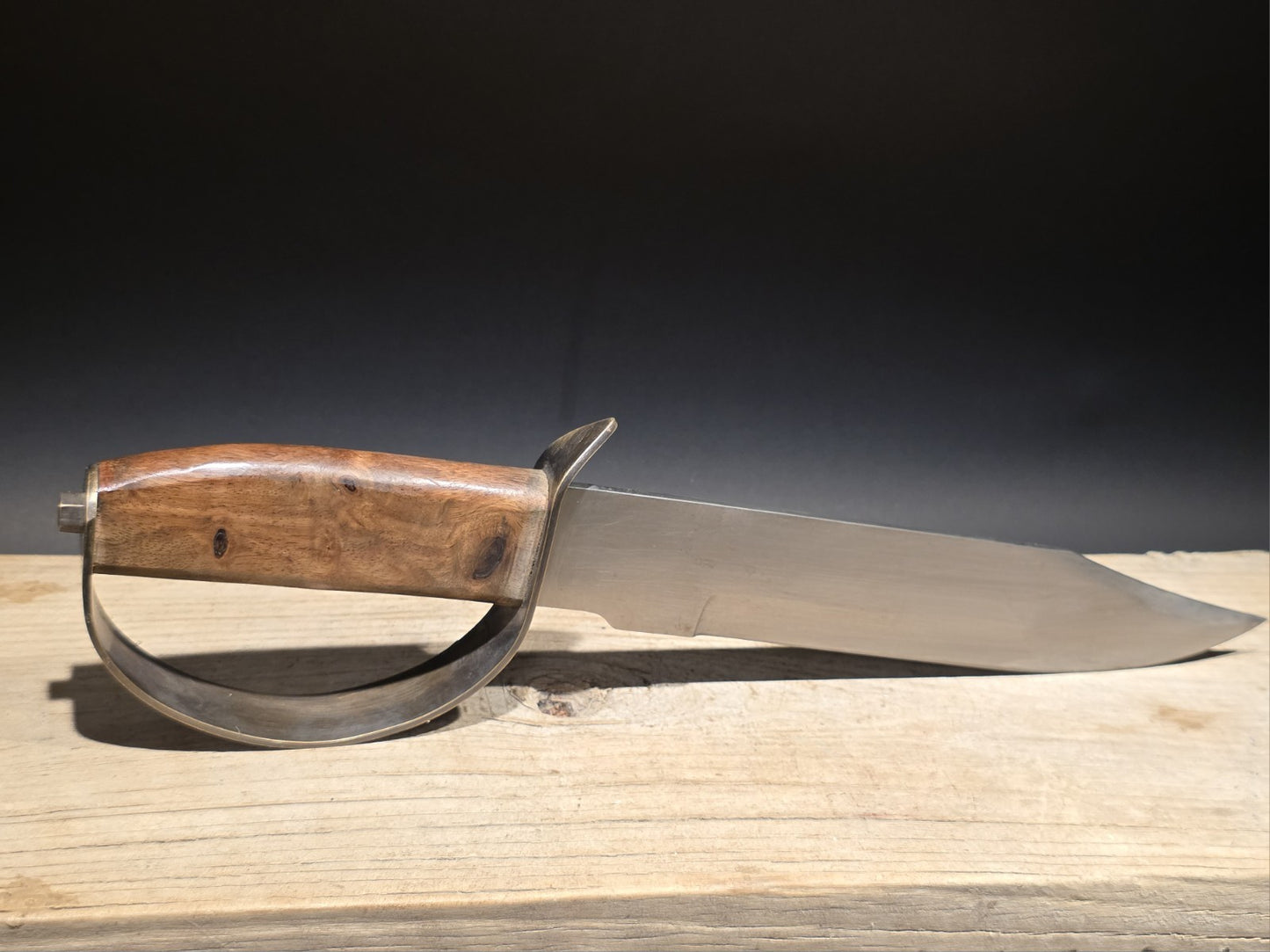 15" Antique Style Civil War Confederate D Guard Bowie Knife
