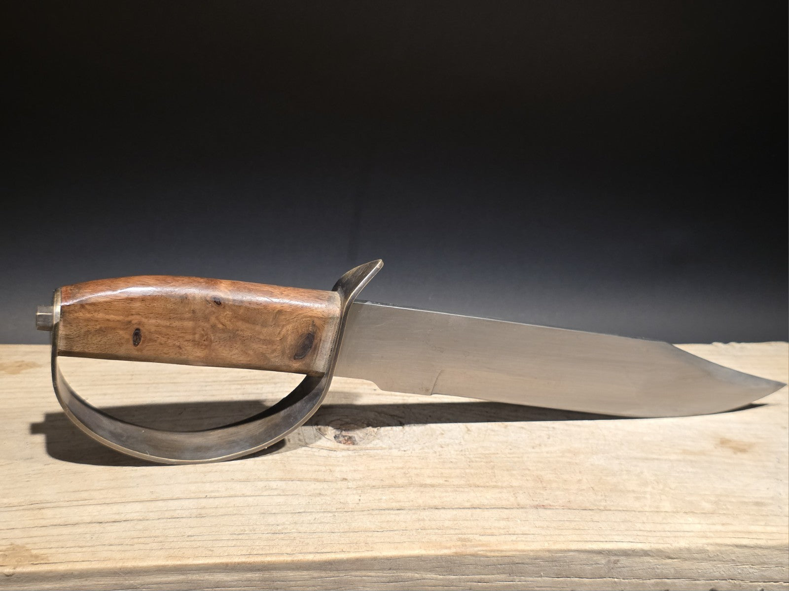 15" Antique Style Civil War Confederate D Guard Bowie Knife