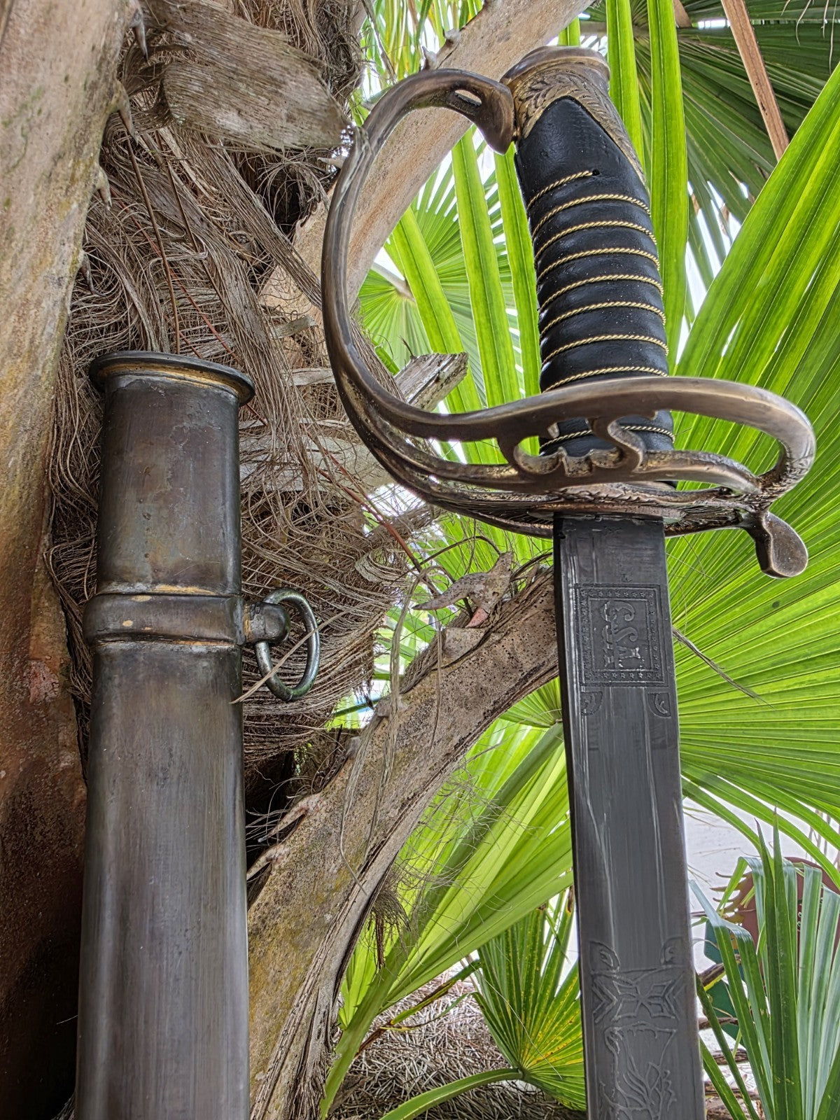 40" Antique-Style 1850 Confederate Civil War Sword