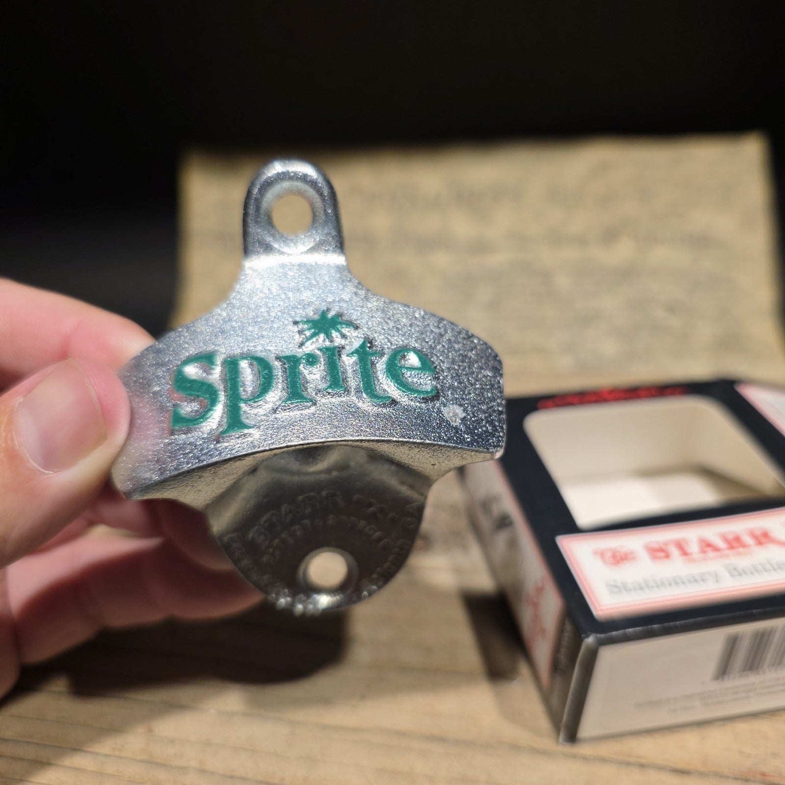 Sprite Starr X Bottle Opener in Box  2006 Coca-Cola Wall Mount