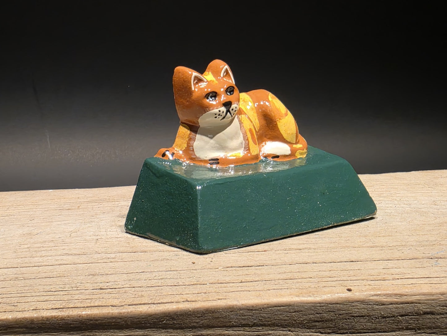 Antique Vintage Style Cast Iron Cat Door Stop Wedge