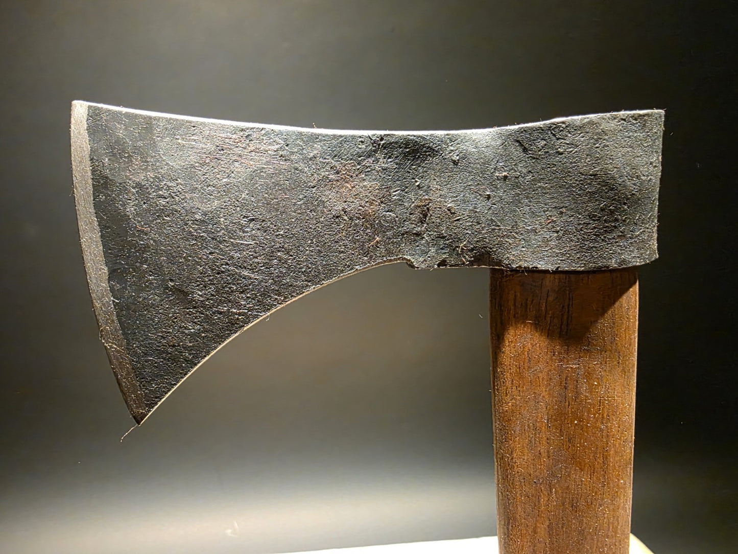 Vintage-Style Camp Axe with Wood Handle