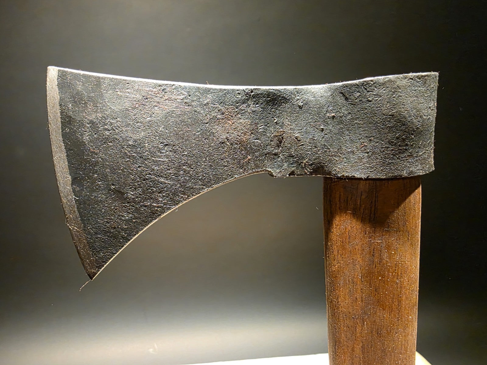 Vintage-Style Camp Axe with Wood Handle