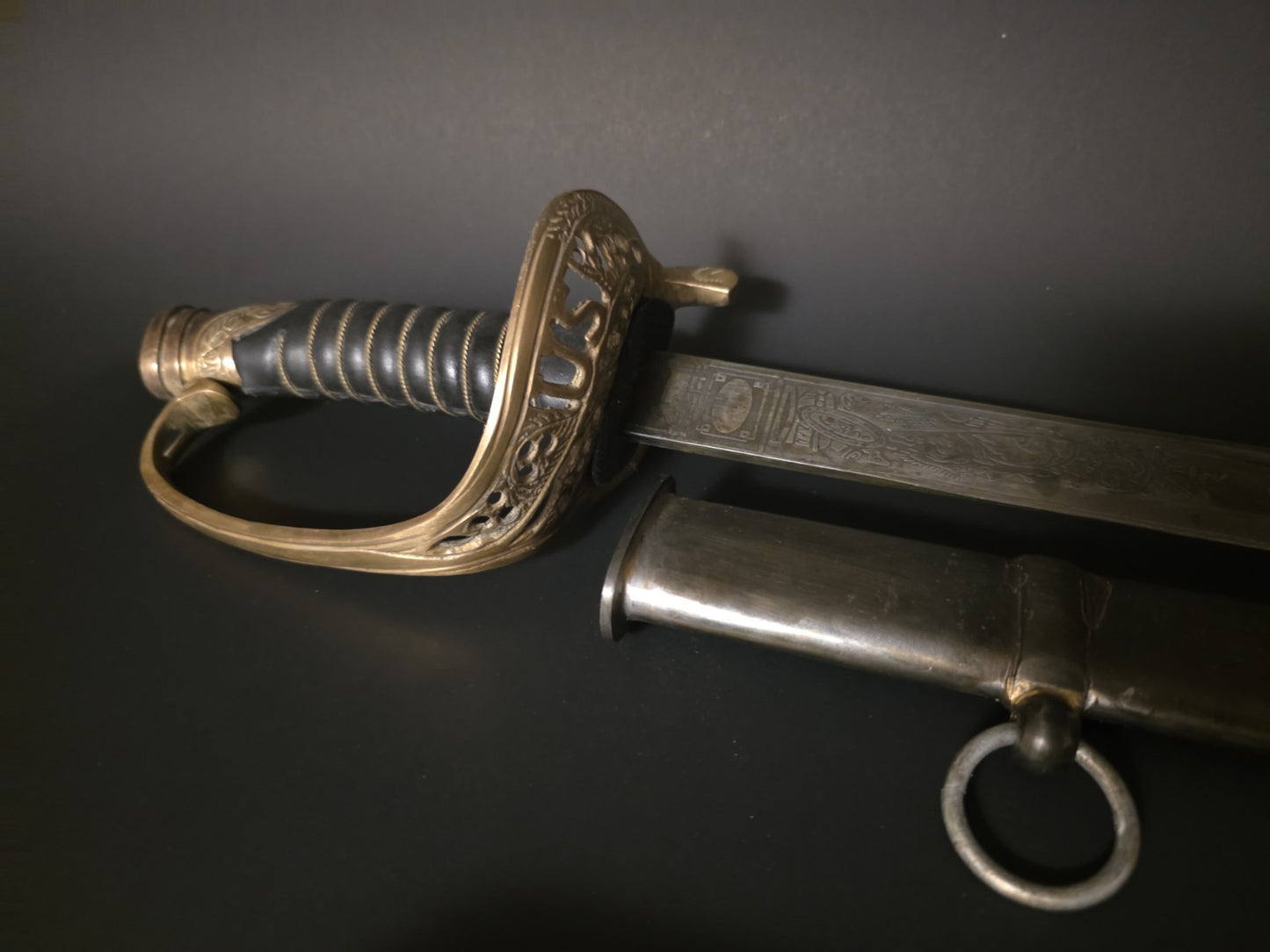 Antique-Style 1850 Union Officer’s Civil War Sword