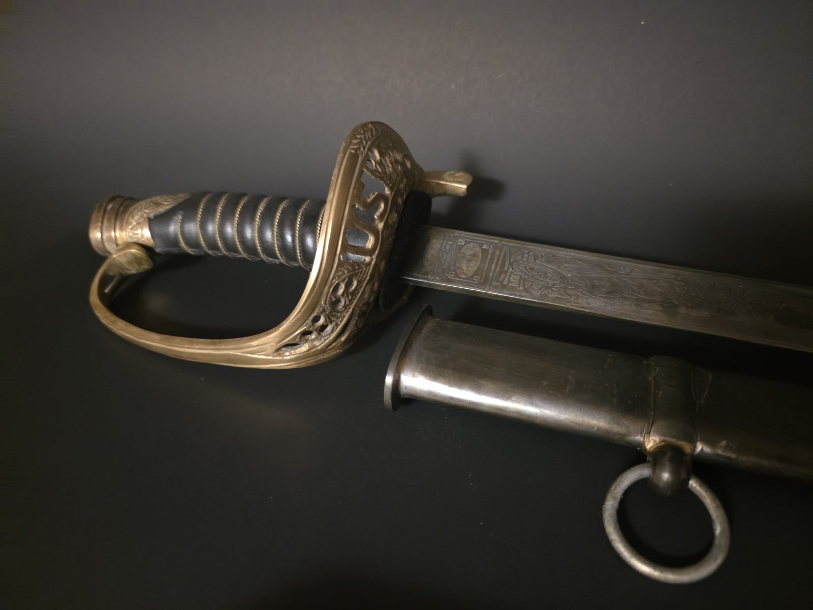 Antique-Style 1850 Union Officer’s Civil War Sword