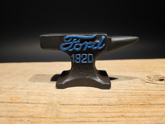Vintage Antique Style Cast Iron Ford Miniature Anvil