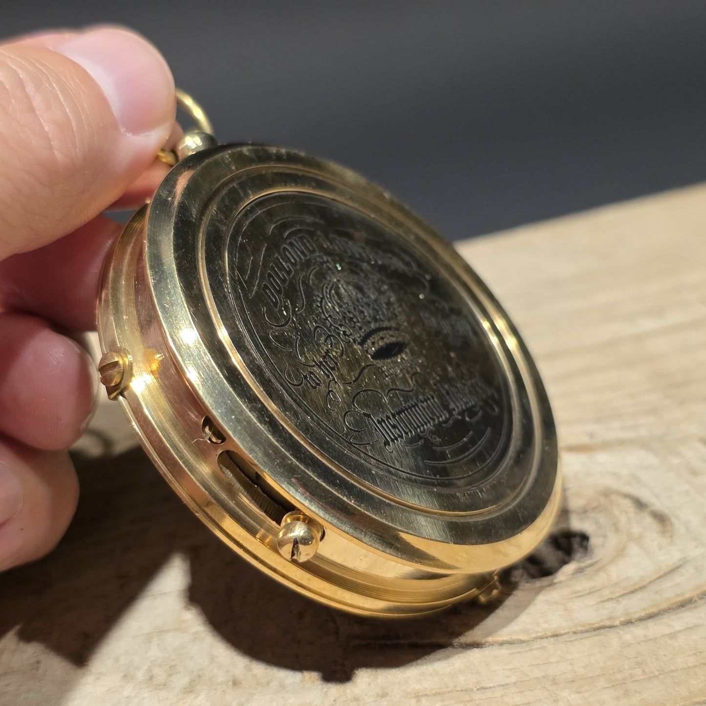 Brass Pocket Compass – Vintage Style Nautical Hunter Case Compass