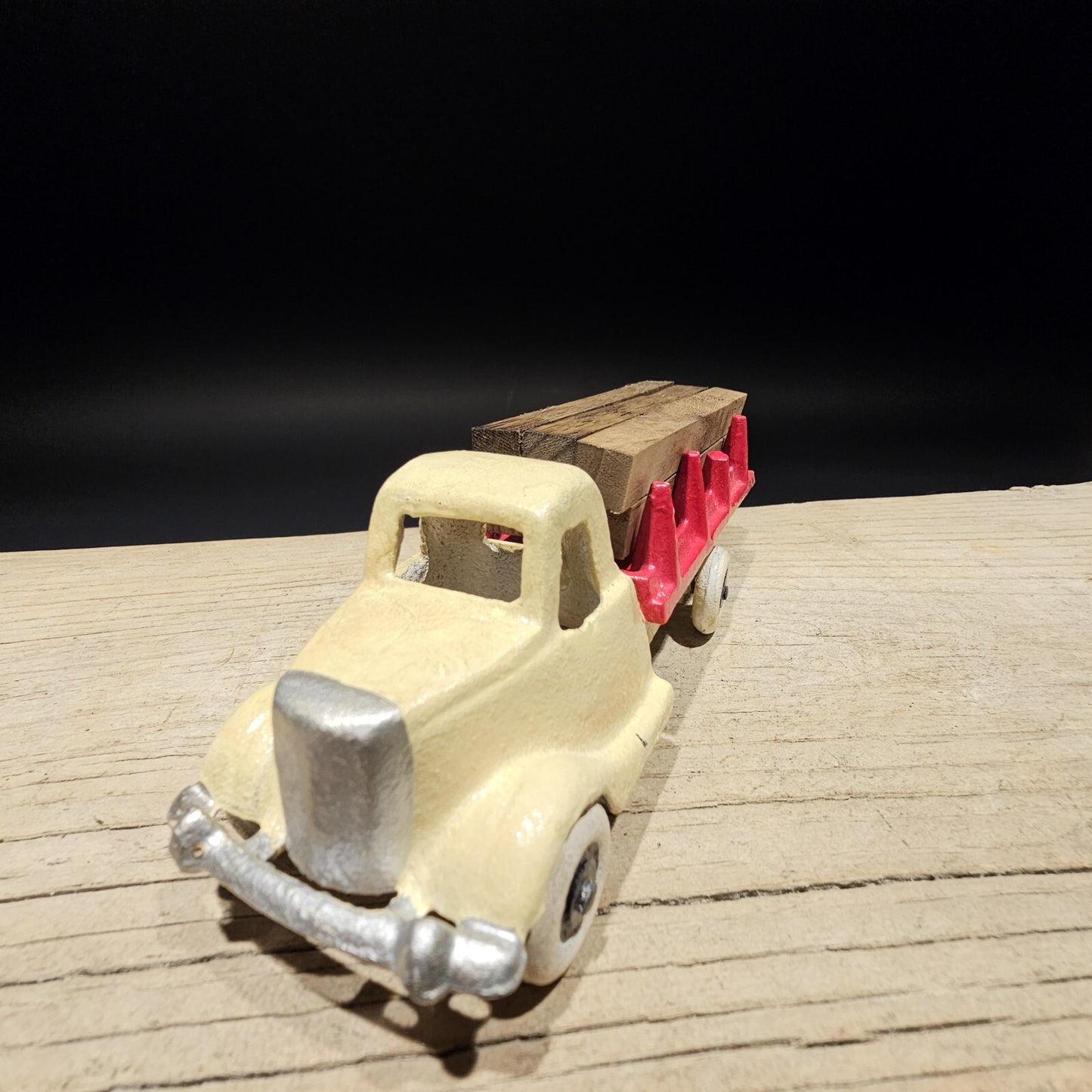 Antique Vintage Style Cast Iron Truck Flat bed Car
