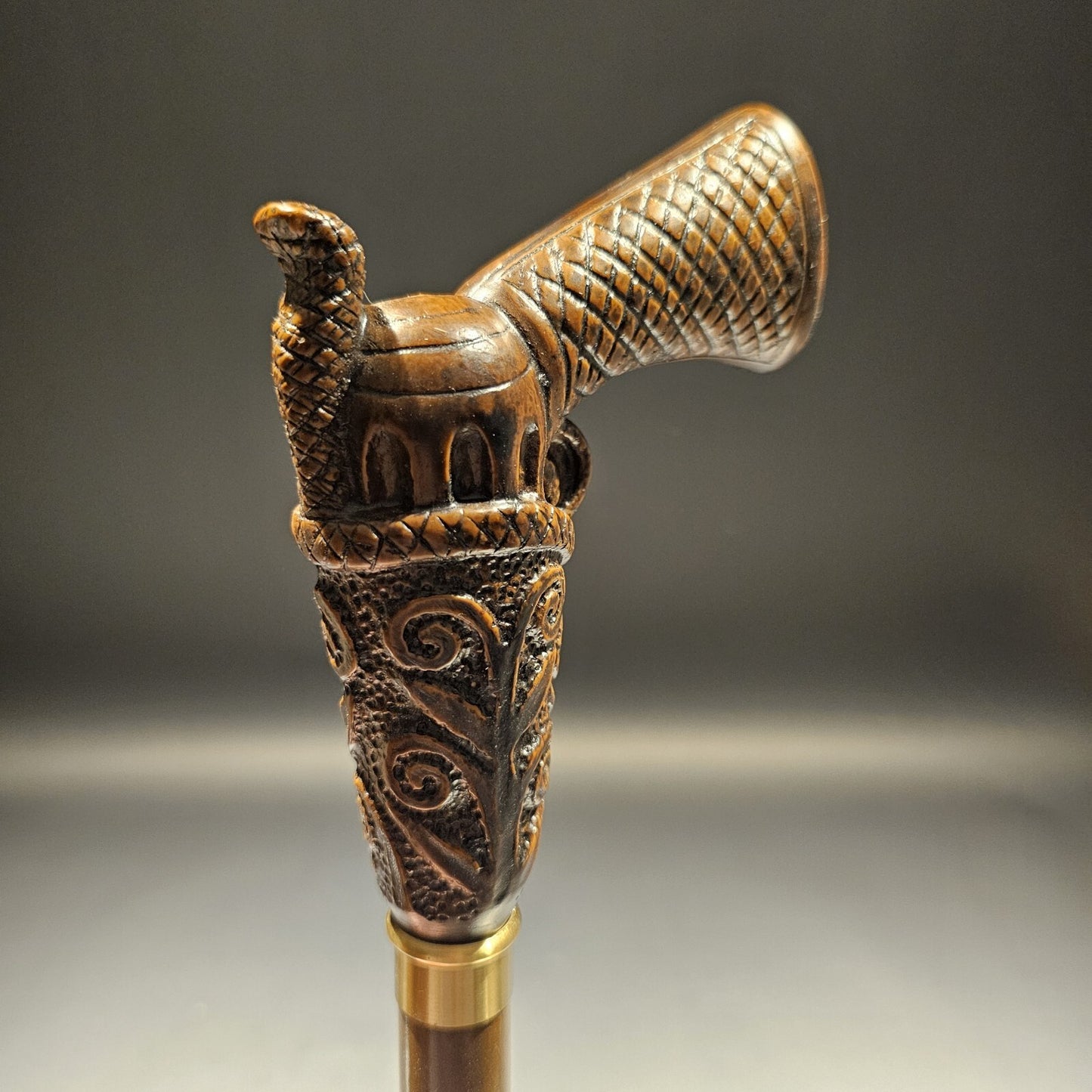Antique Style Wood Walking Cane