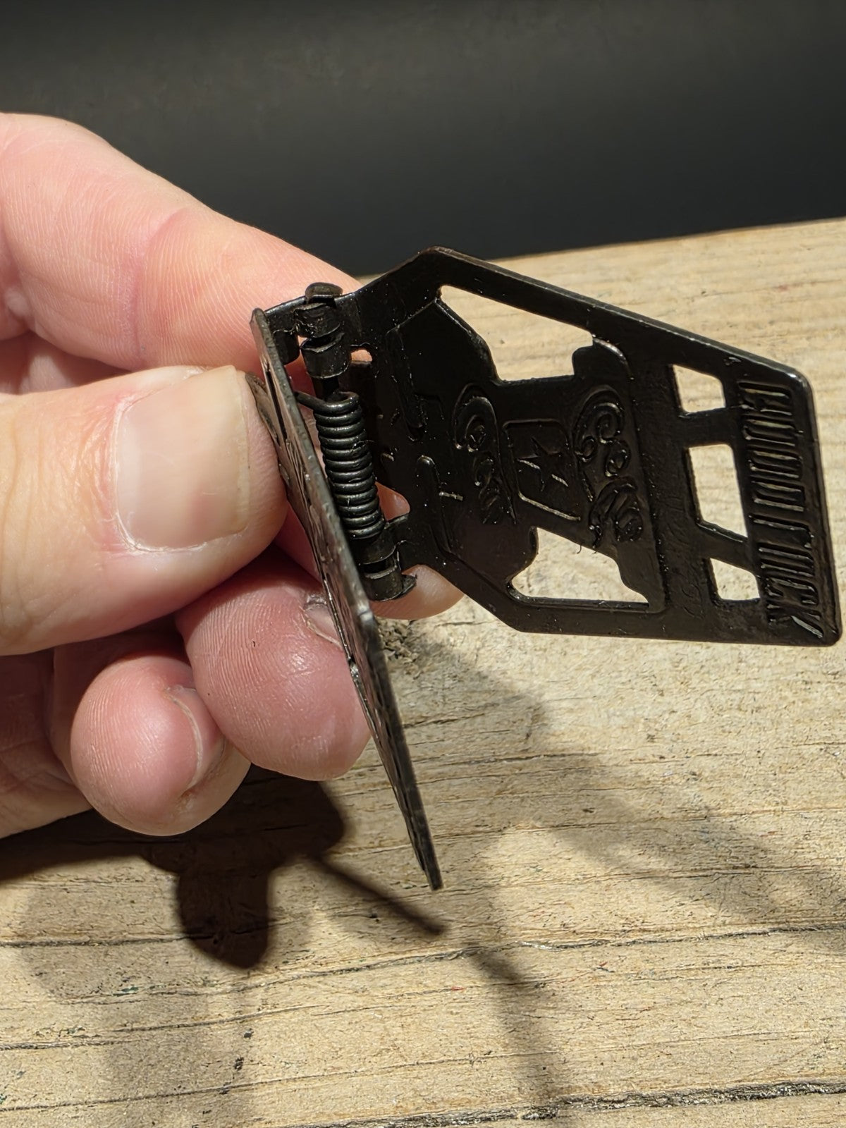 Antique Style Metal Coca-Cola “Good Luck” Advertising Clip
