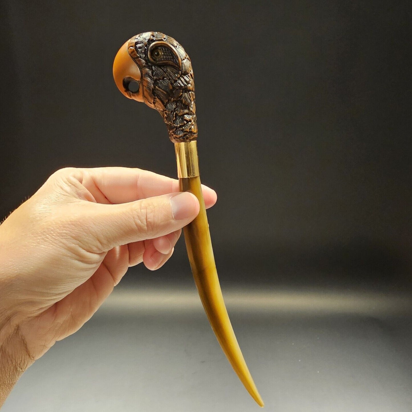 Antique Style Parrot Letter Opener Desk Collectible