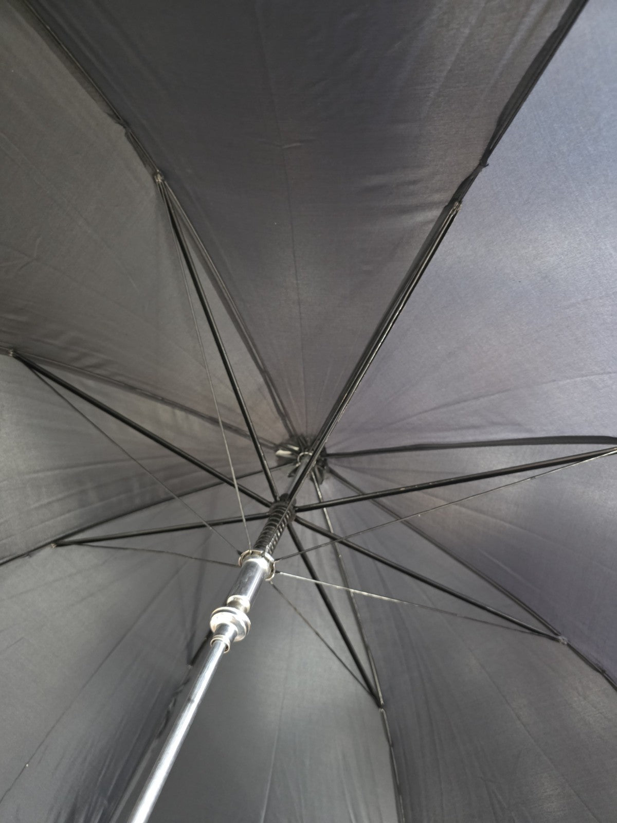 36" Antique Style Wood Crook Umbrella