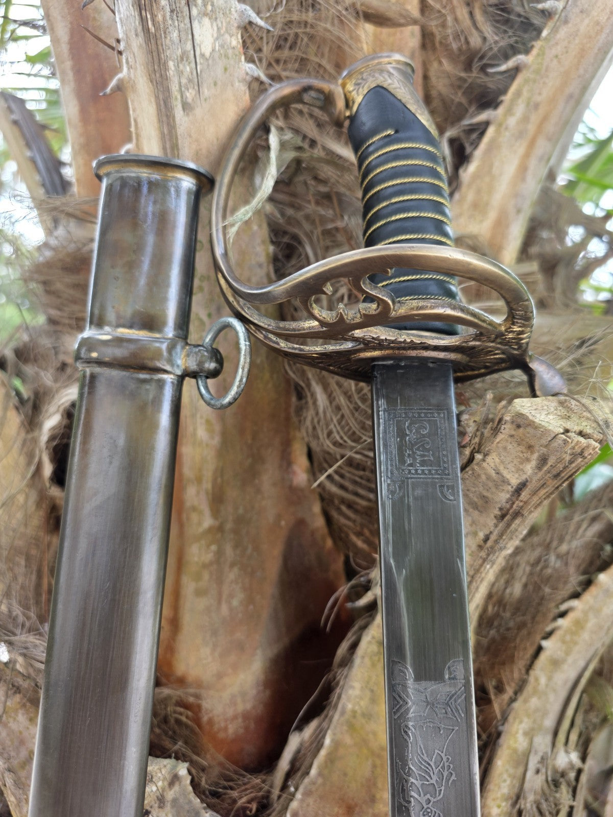 40" Antique-Style 1850 Confederate Civil War Sword