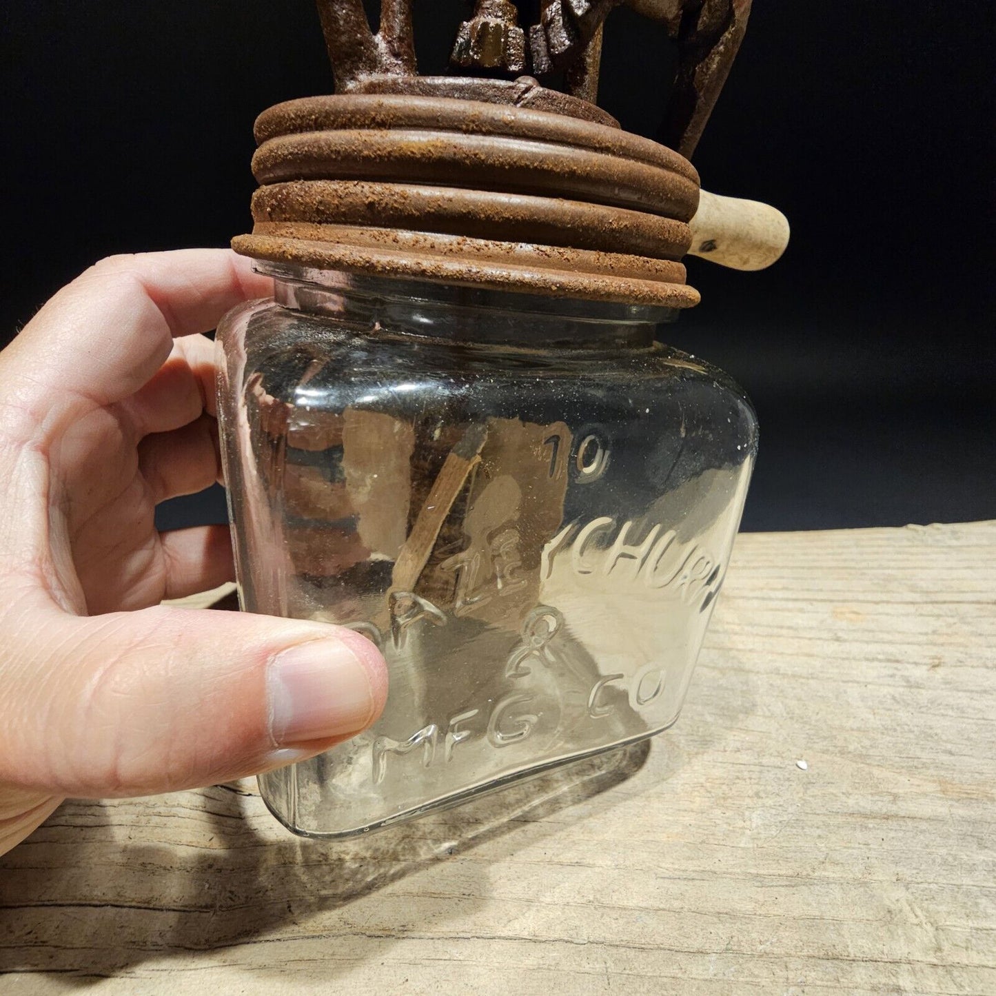 #10 Antique Vintage Style Dazey Butter Churn