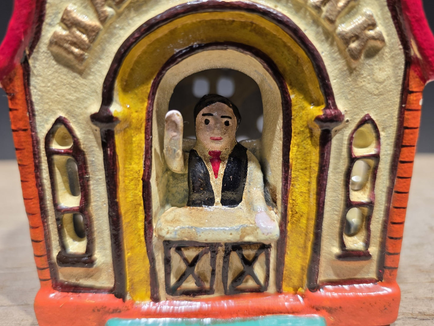 Antique Style Cast Iron Magic Coin Bank