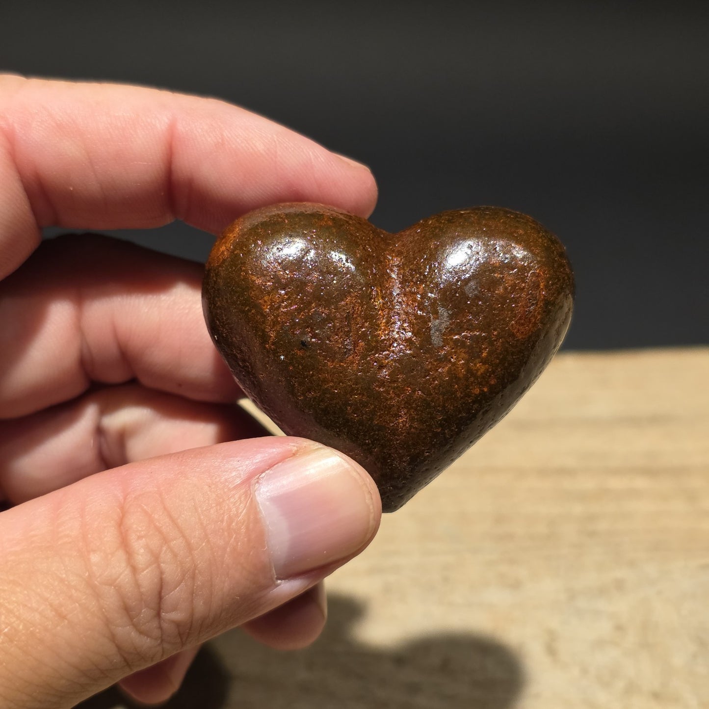Cast Iron Heart Paperweight – Primitive Folk Art Love Token Decor