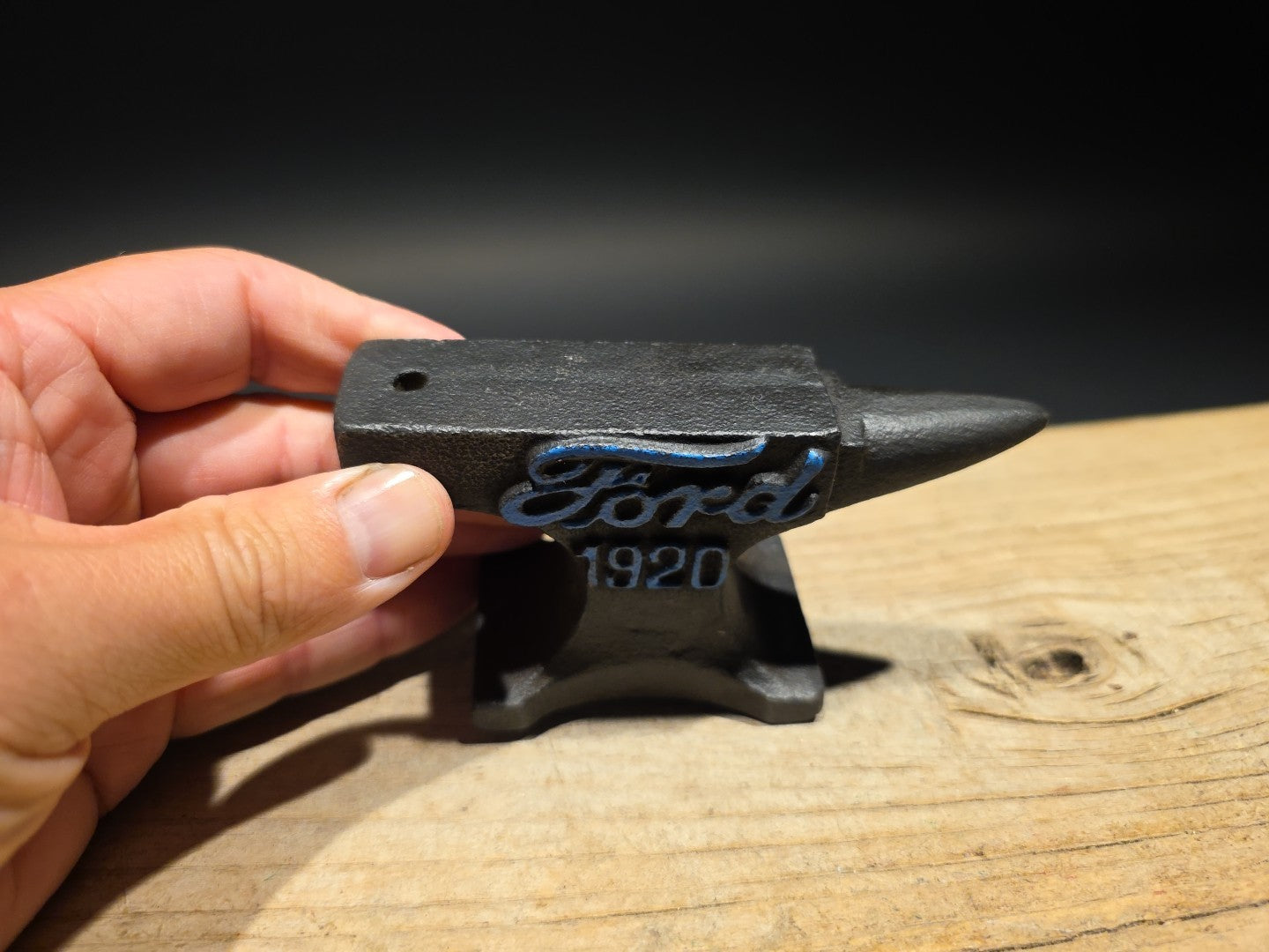 Vintage Antique Style Cast Iron Ford Miniature Anvil