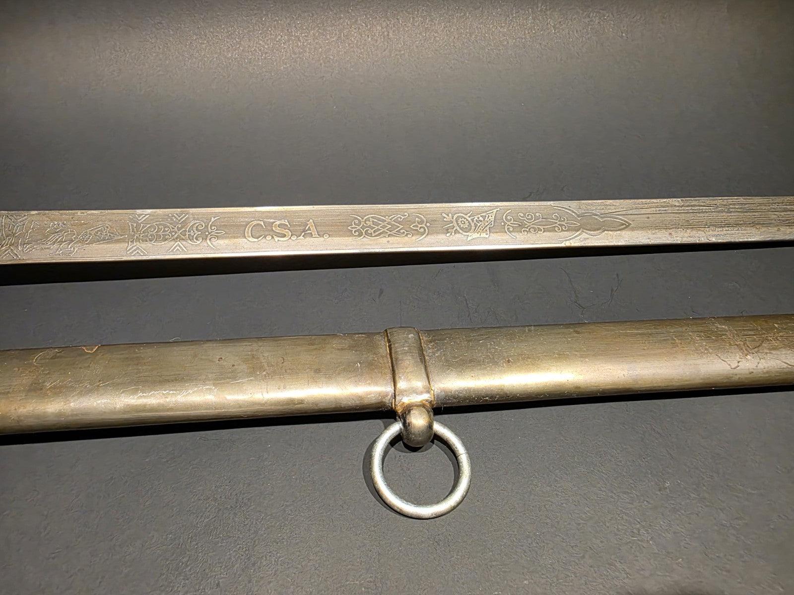 40" Antique-Style 1850 Confederate Civil War Sword