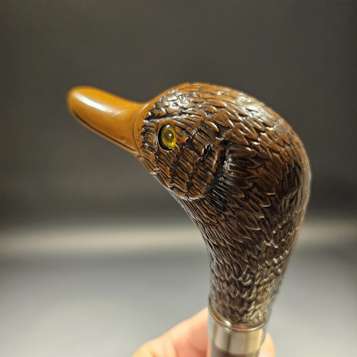 Antique Style Mallard Head Umbrella