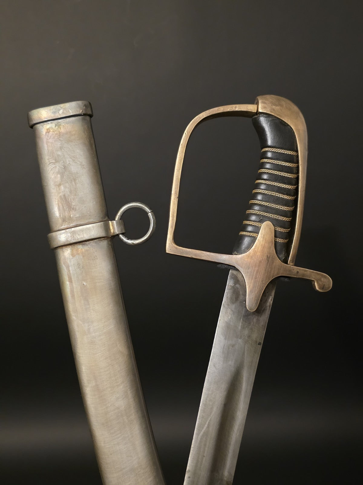 1821 Pattern Cavalry Saber Sword w/ Scabbard – British Officer Style