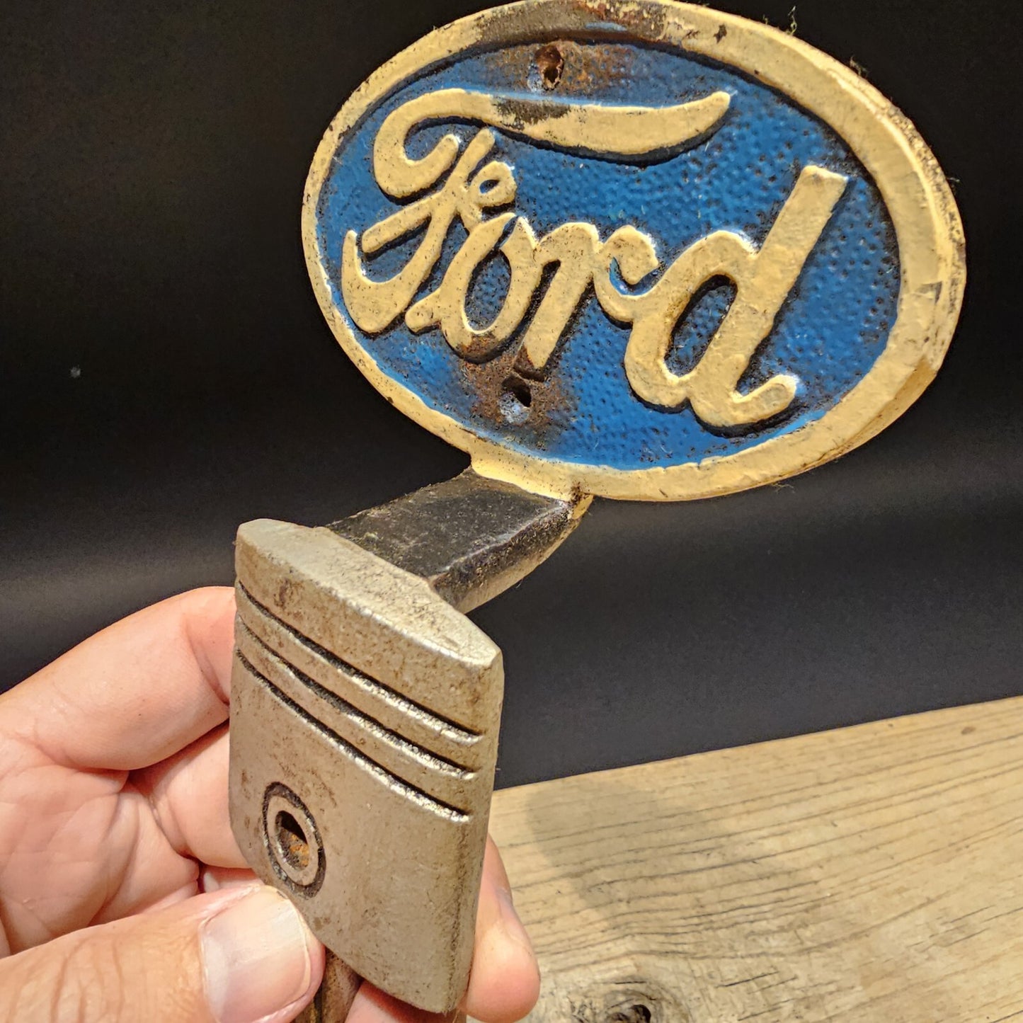 Antique Style Cast Iron Ford Door Gate Handle