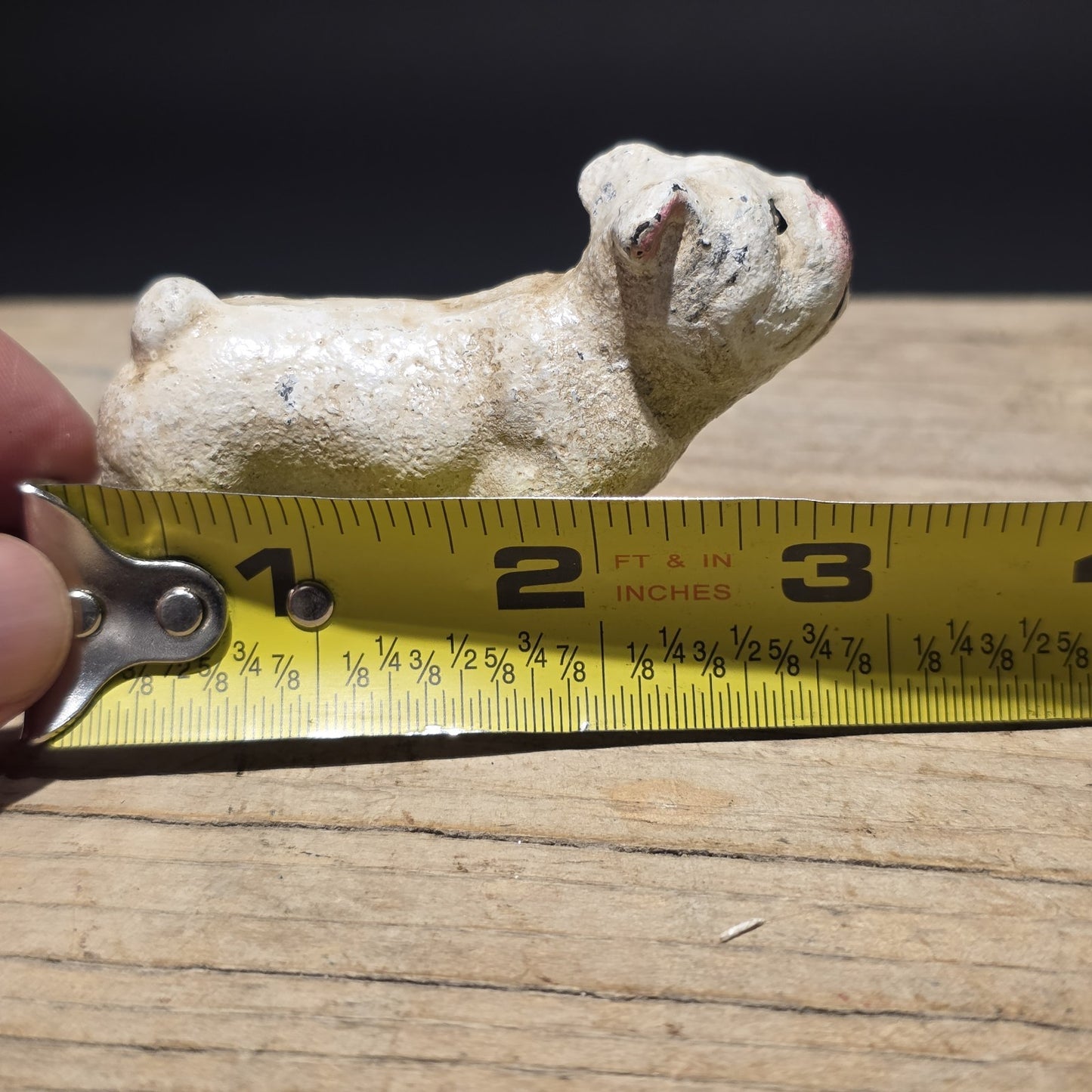 Cast Iron Bulldog Dog Figurine – Vintage Style Miniature Animal Figure