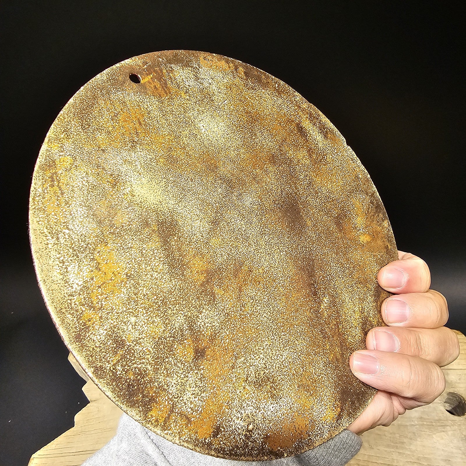 8" Antique Vintage Style Round Metal Sign Plaque