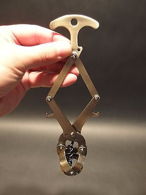 Antique Vintage Style Lazy Tong Multi lever Corkscrew Wine Bottle Opener - Early Home Decor