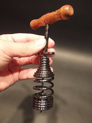 Antique Vintage Style Spring Assisted Direct Pull Corkscrew Wine Bottle Opener - Early Home Decor