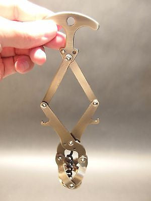 Antique Vintage Style Lazy Tong Multi lever Corkscrew Wine Bottle Opener - Early Home Decor