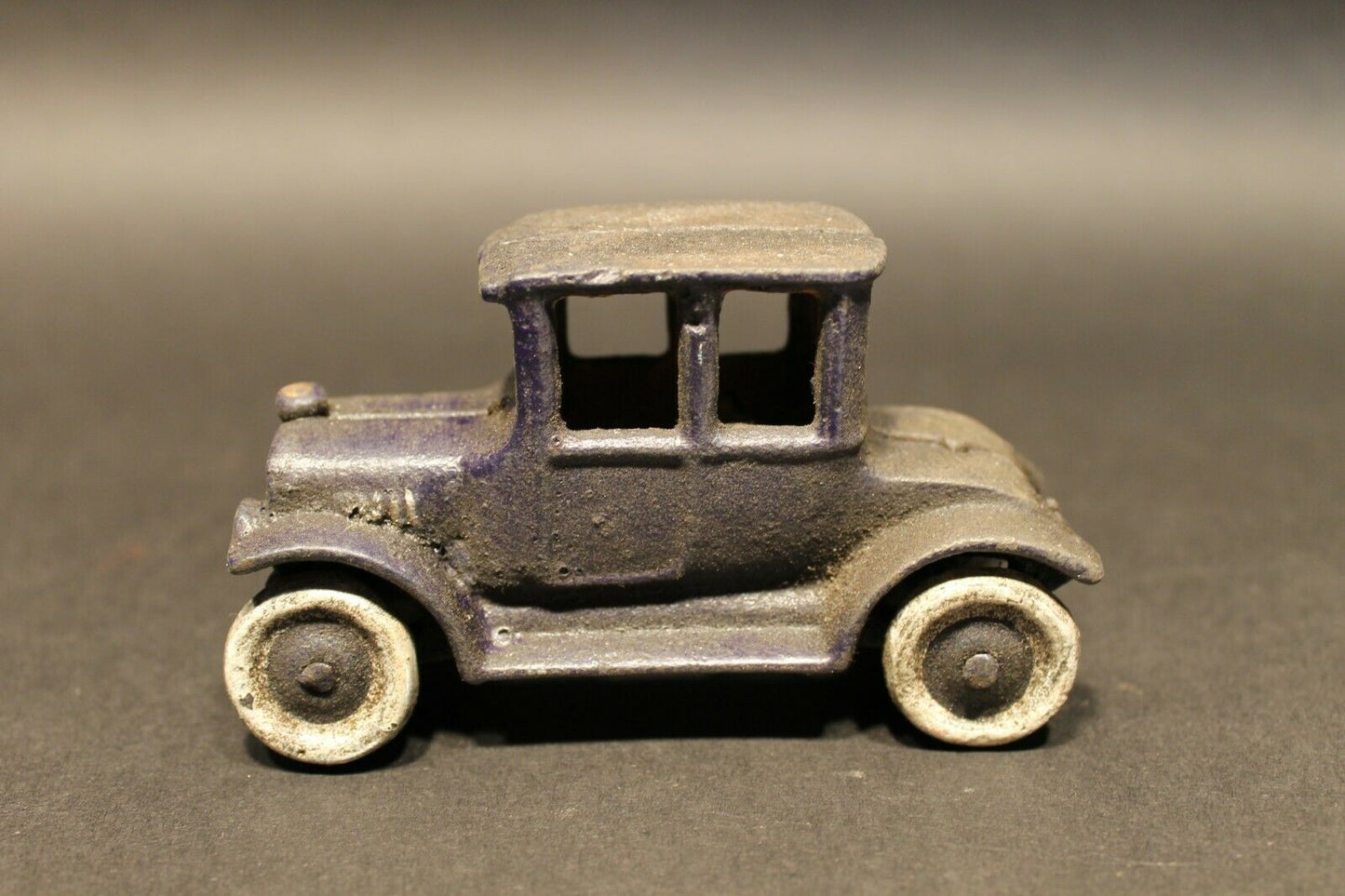 Antique Vintage Style Cast Iron Sedan Toy Car - Early Home Decor
