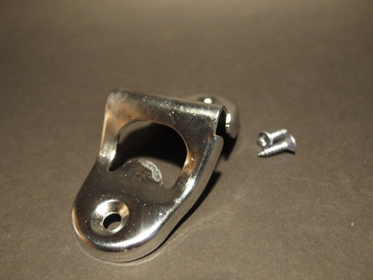 Stainless Steel Wall Mount Beer Bottle Cap Opener w Screws - Early Home Decor