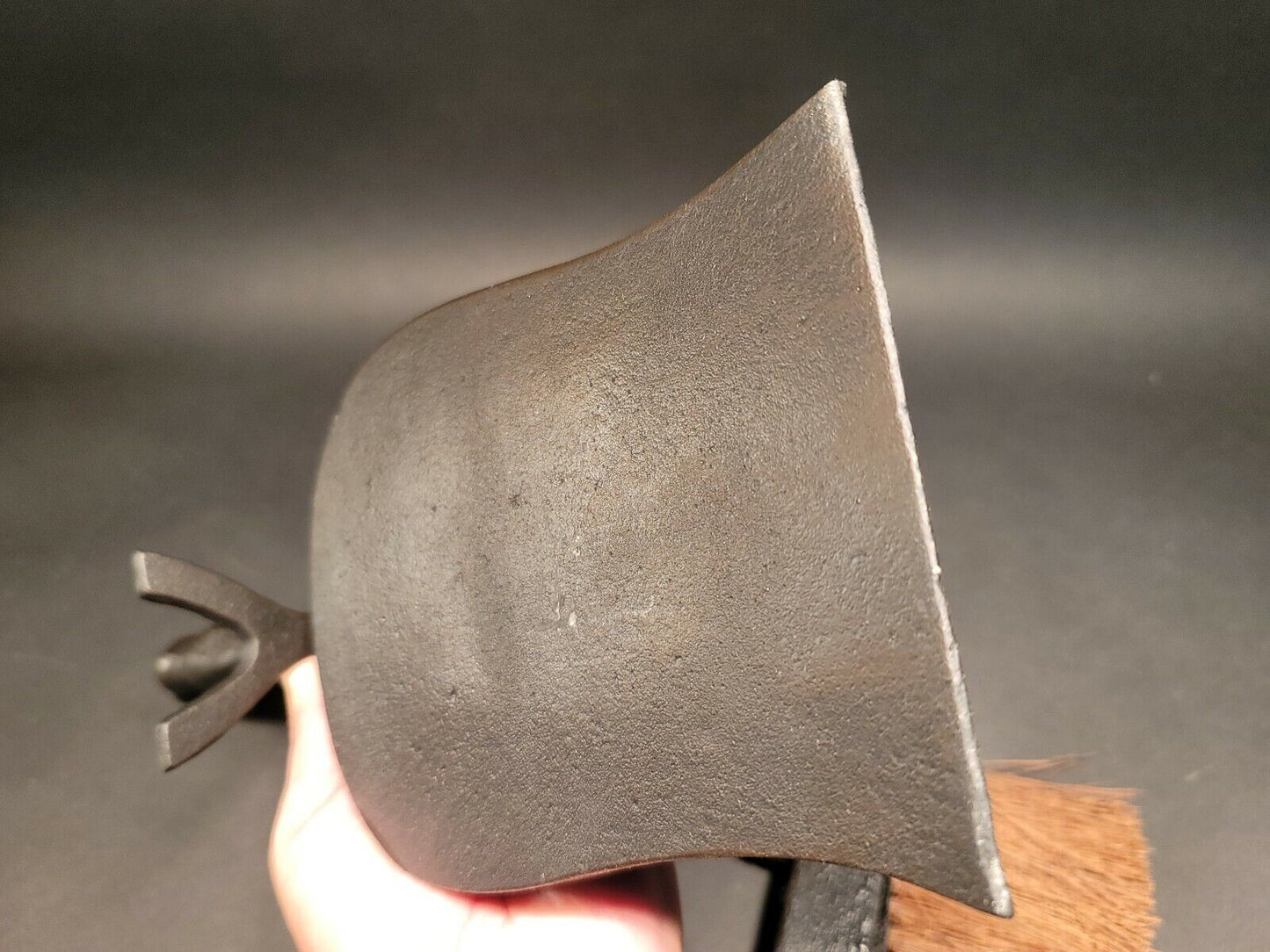 Cast Iron Fireplace Tools Dust Pan & Broom