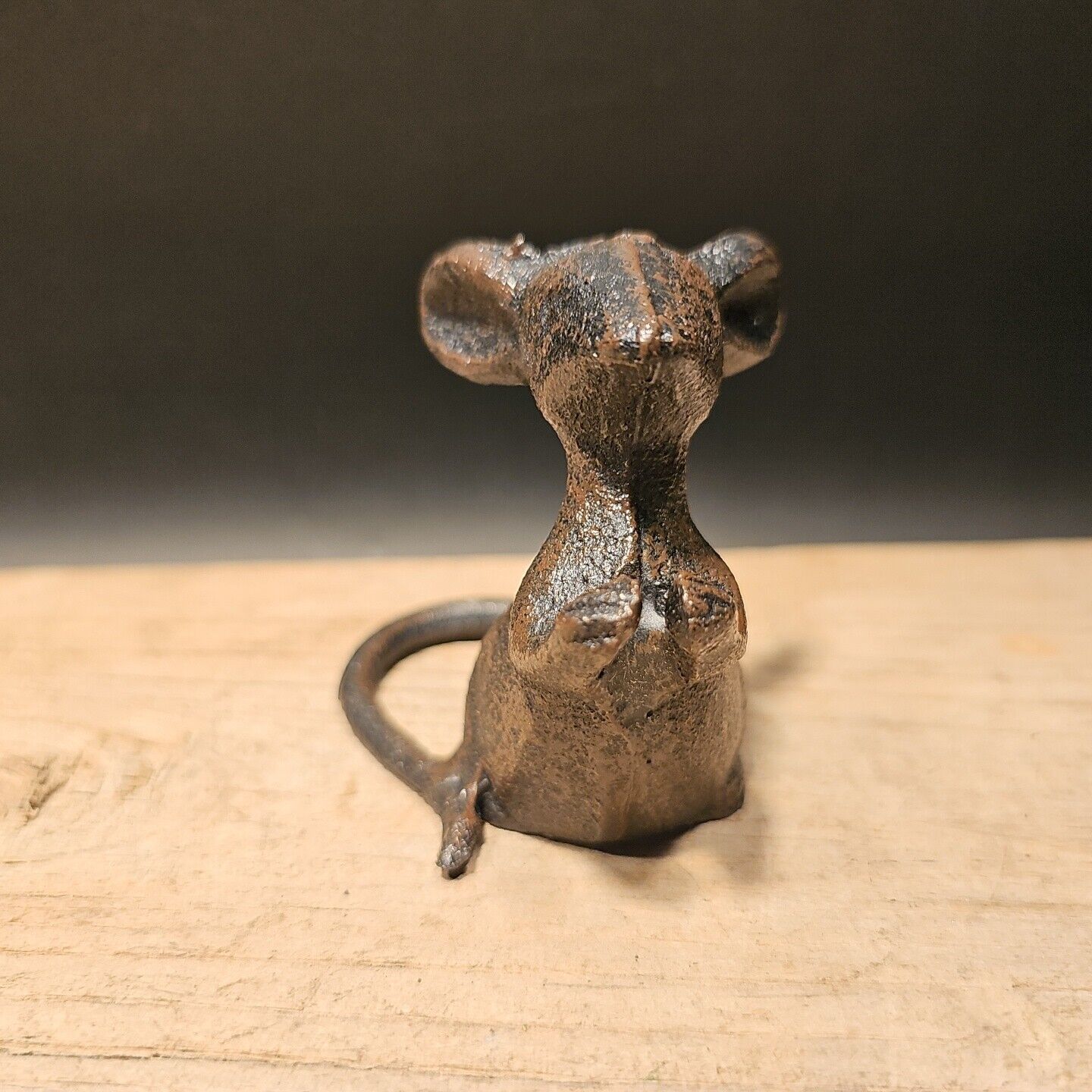 Antique Vintage Style Cast Iron Mouse