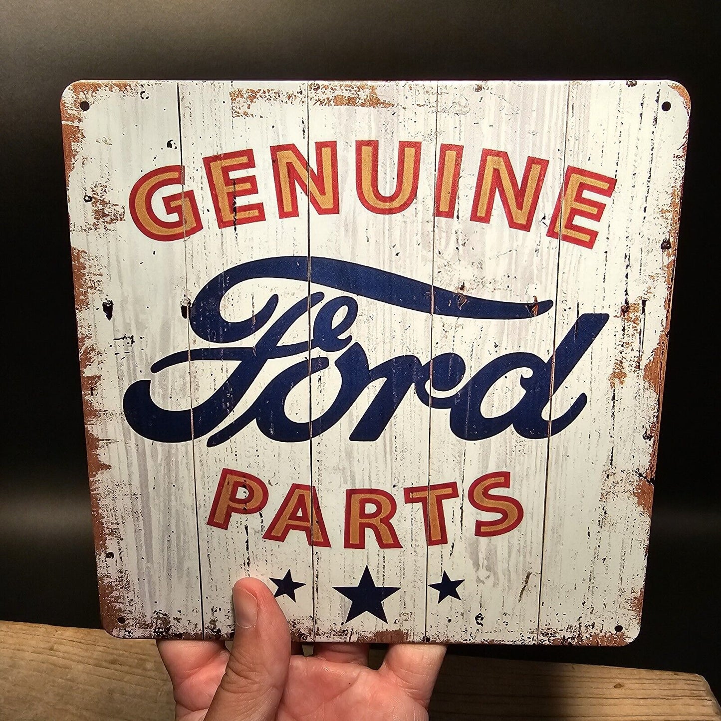 8" Vintage Style Metal Ford Sign Plaque