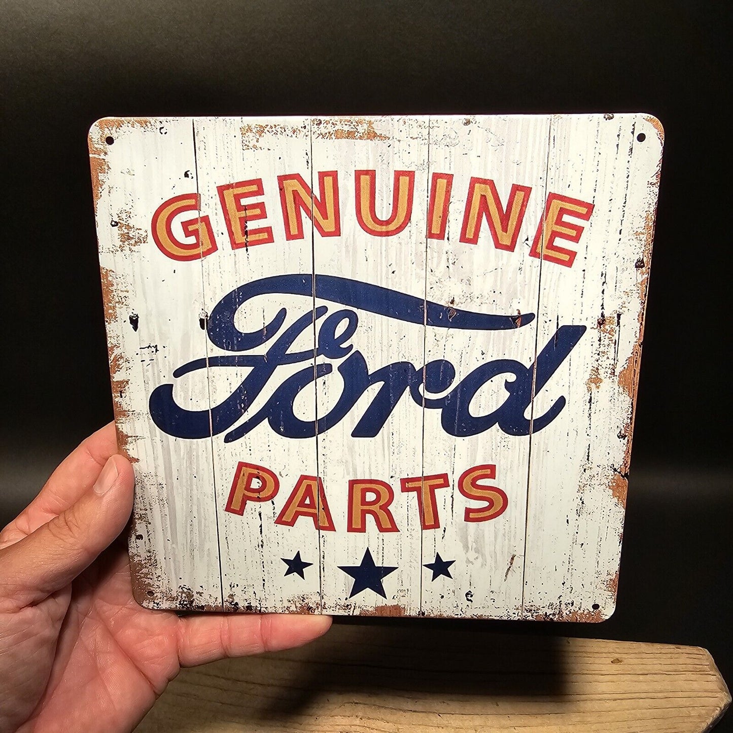 8" Vintage Style Metal Ford Sign Plaque