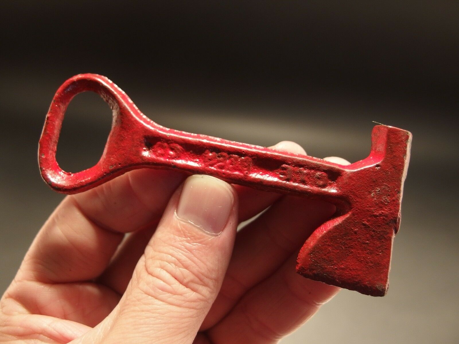 Antique Vintage Style Cast Iron Dixie Beer Bottle Opener Fireman Axe Hatchet - Early Home Decor