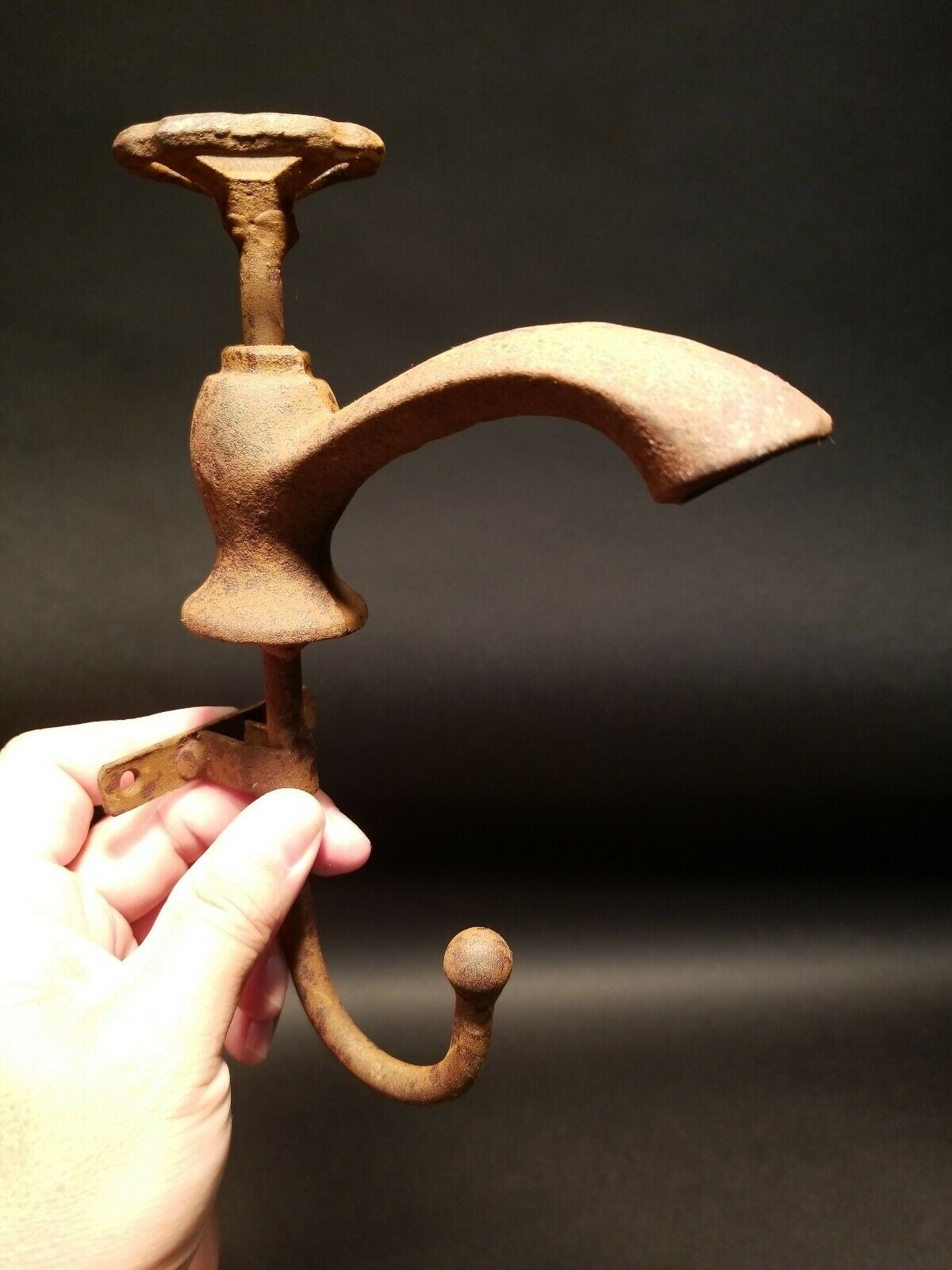 Antique Vintage Style Cast Iron Garden Faucet Coat Hook - Early Home Decor
