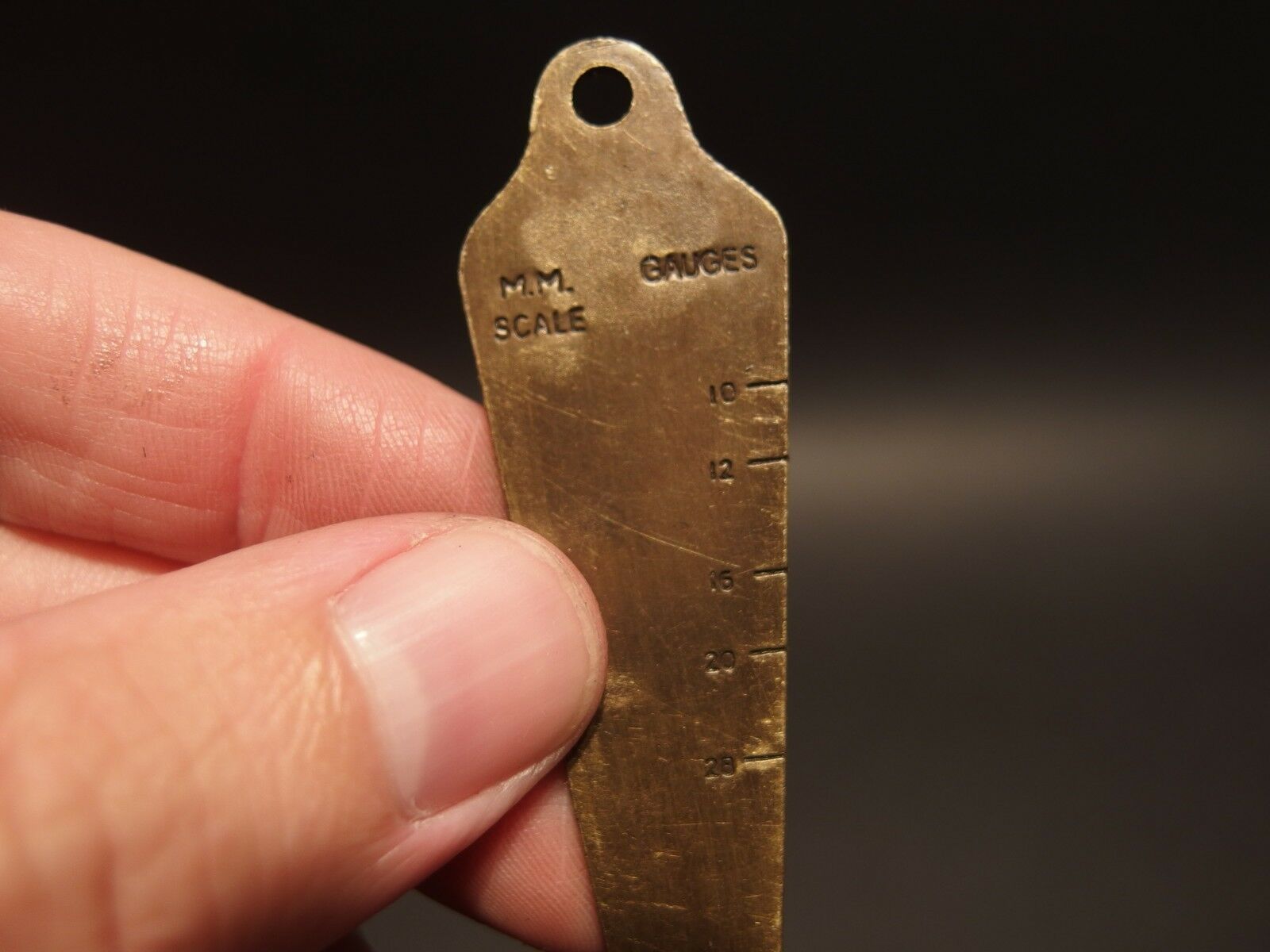 Antique Vintage Style Colt Firearms Gunsmith Bore Gage Key chain - Early Home Decor