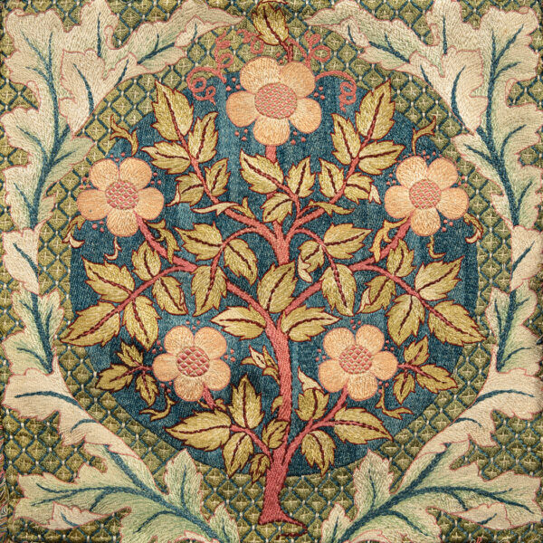 10" William Morris Flowering Embroidery Needlepoint Sampler Framed PRINT