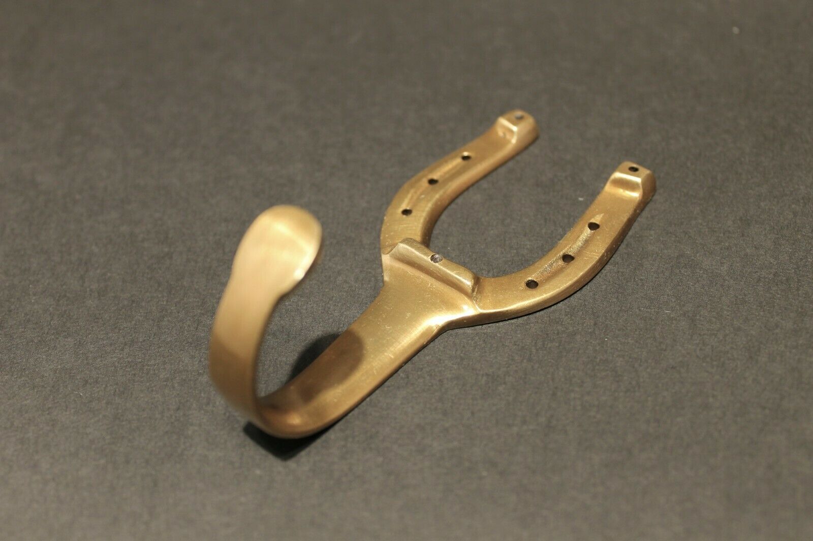 Antique Vintage Style Brass Horse Shoe Wall Hook Coat Hanger Leash Key - Early Home Decor