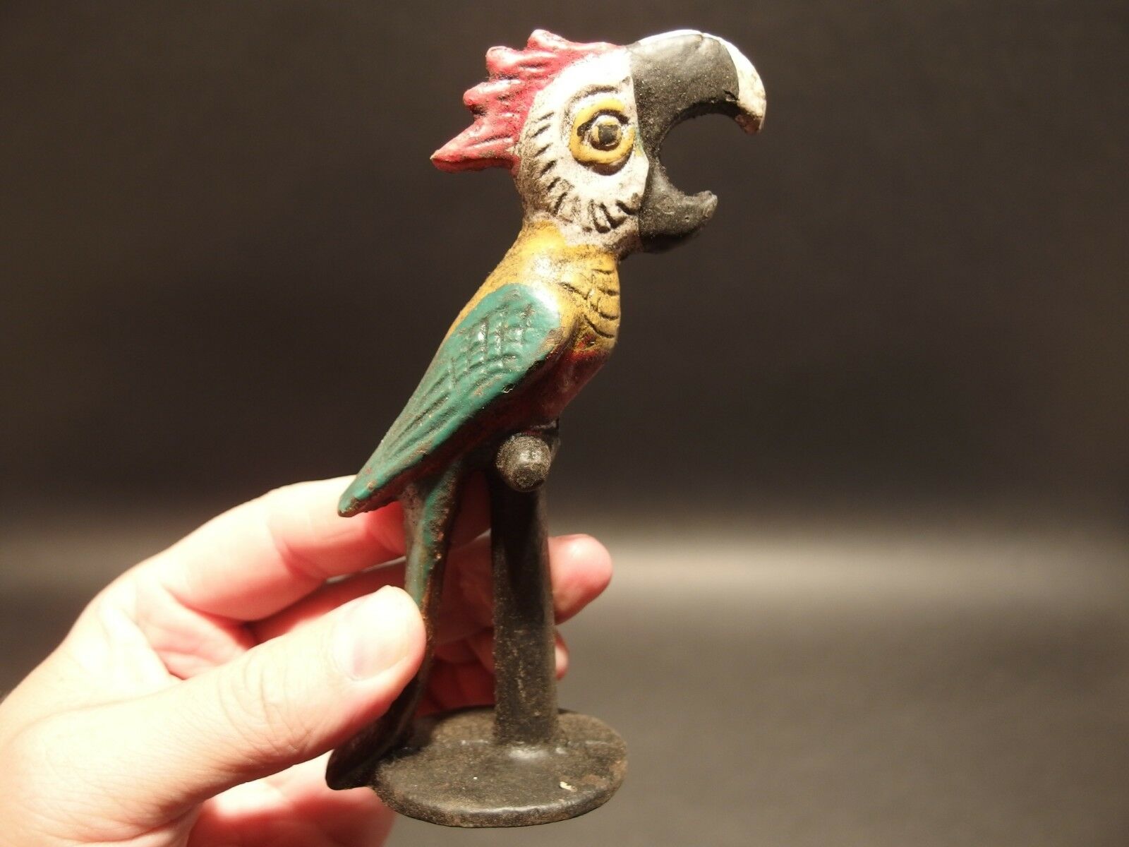 Antique Vintage Style Cast Iron Parrot Beer Bottle Opener bar tool - Early Home Decor
