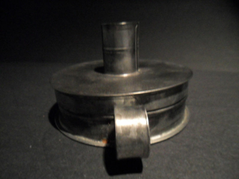Antique Style Tin Candle Holder Tinder Box Toleware - Early Home Decor