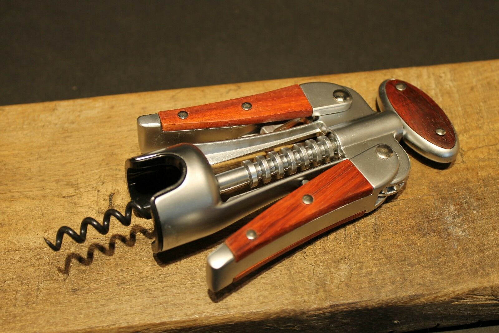Laguiole Corkscrew with wood Handles Vintage Style - Early Home Decor