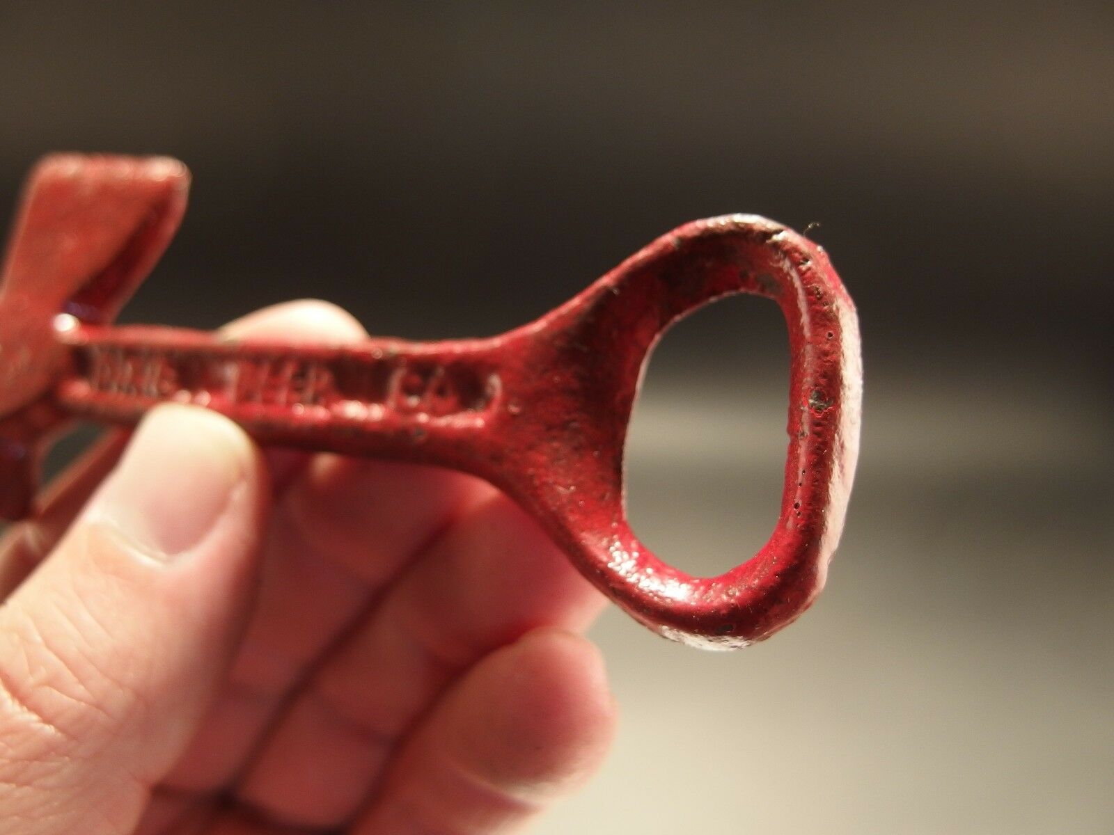 Antique Vintage Style Cast Iron Dixie Beer Bottle Opener Fireman Axe Hatchet - Early Home Decor