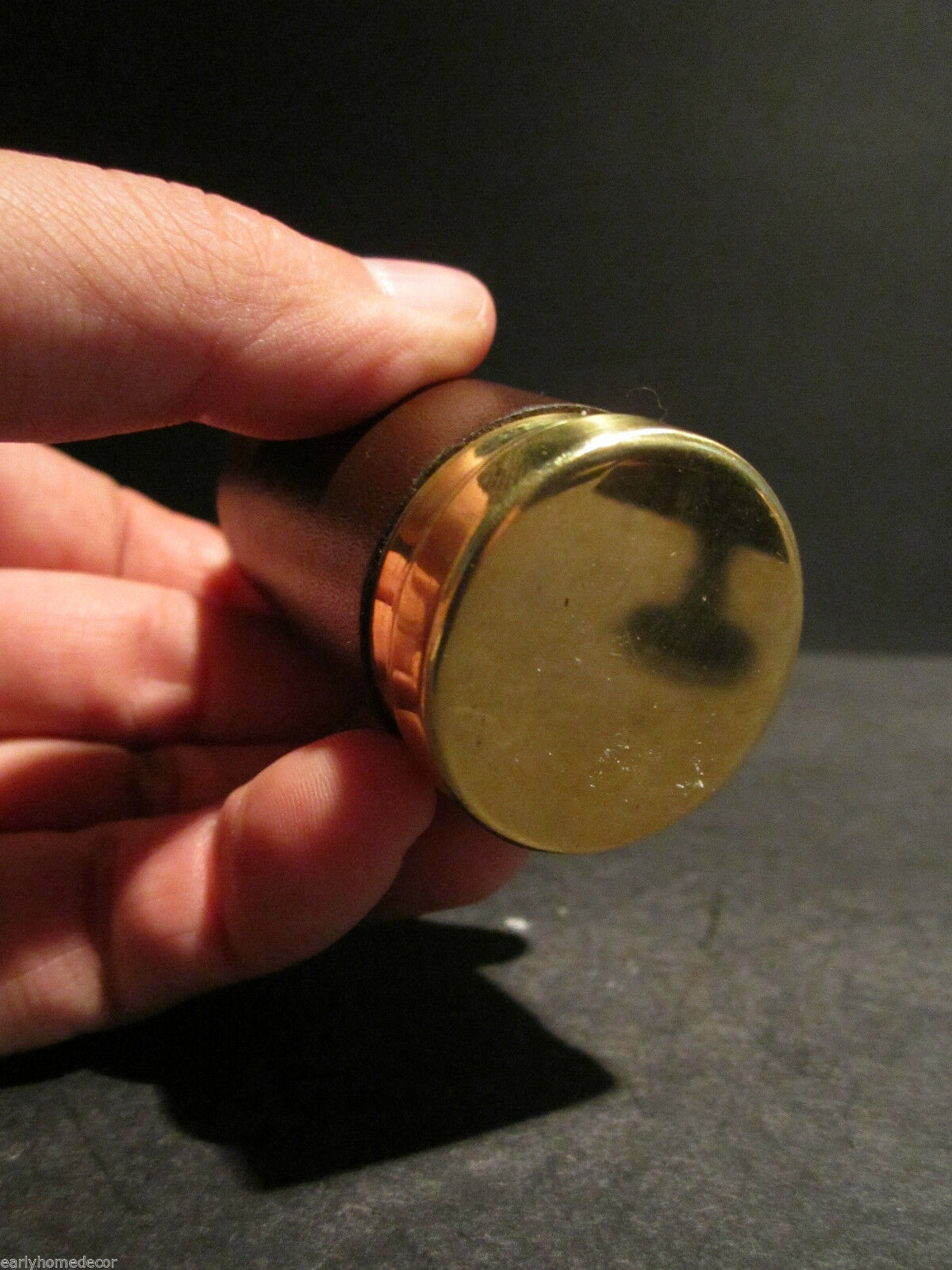 Vintage Antique Style Solid Brass & Leather Traveling Pocket Telescope - Early Home Decor