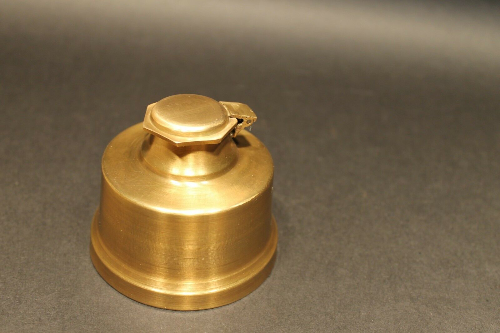 Brass Inkwell Ink pot Bottle Vintage Antique Style - Early Home Decor