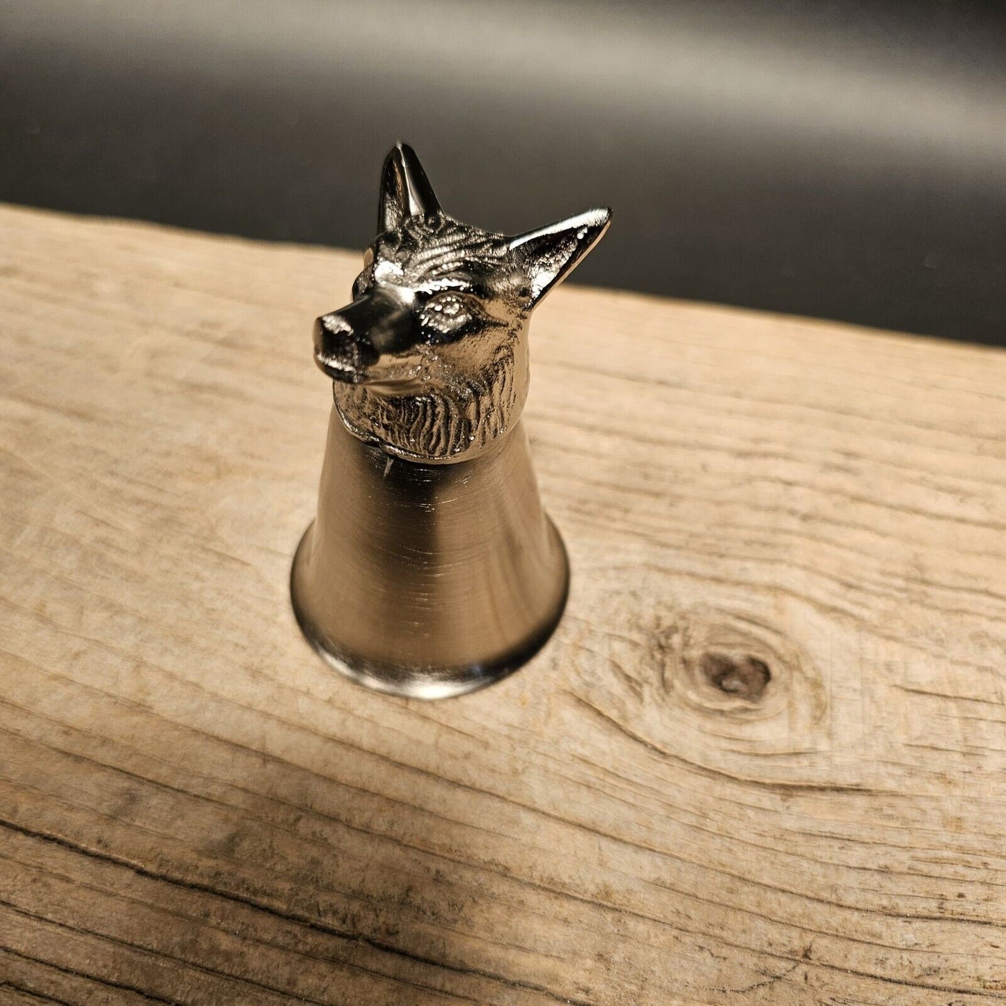 Vintage Style Hunters Metal Fox Shot Glass